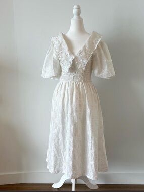 Zara Broderie dress